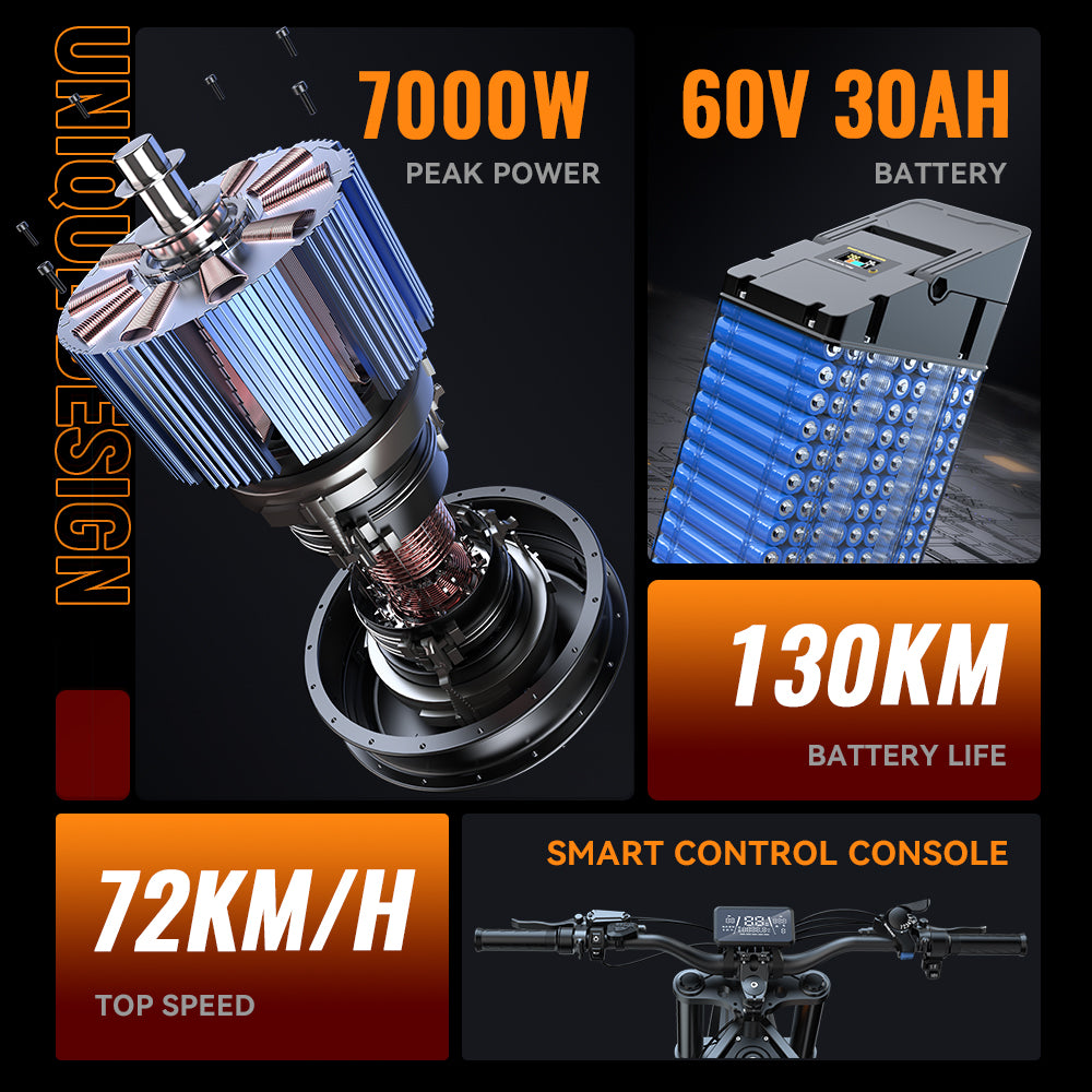 SLDBK R9000 Electric Dirt Bike