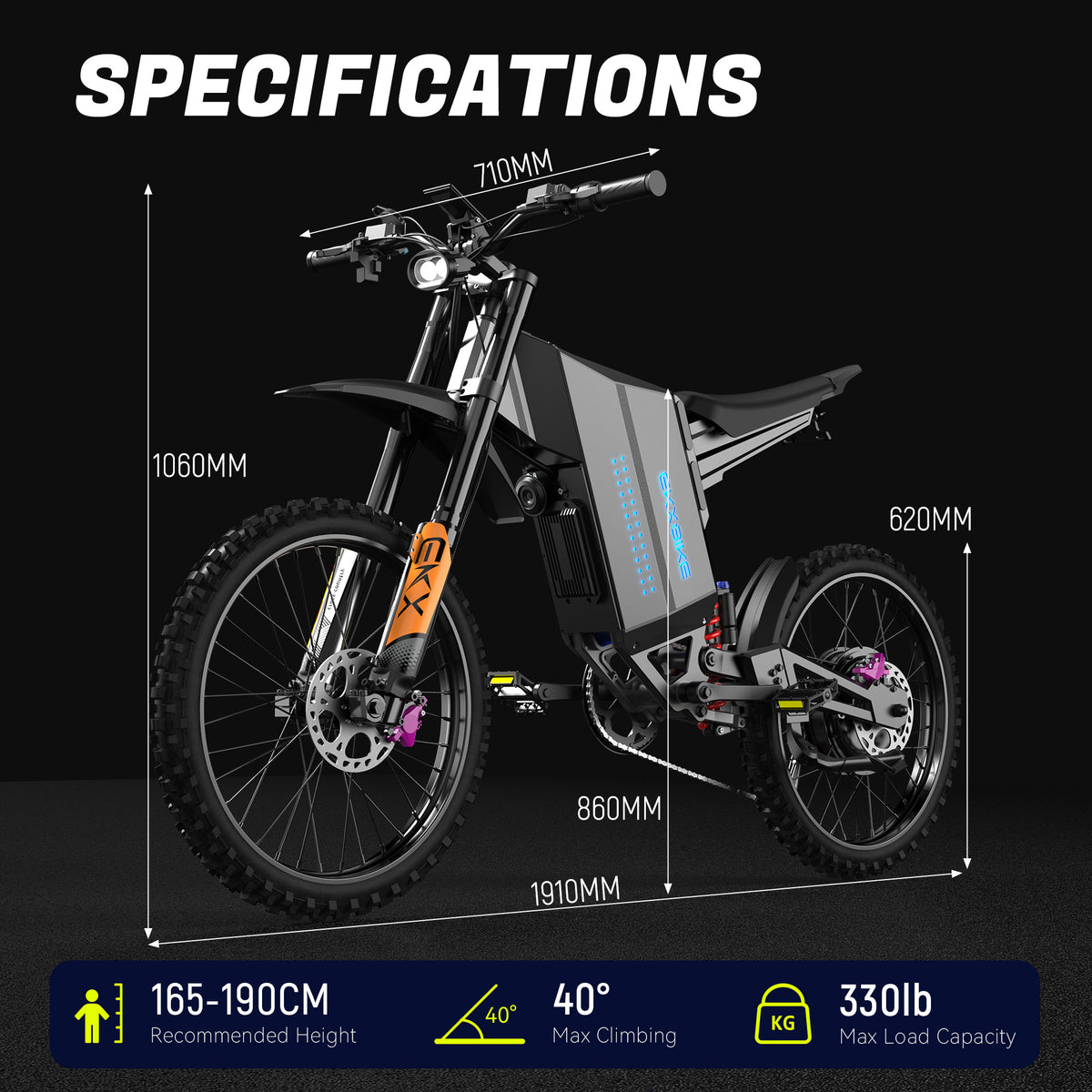EKX GTS X22 Electric Dirt Bike