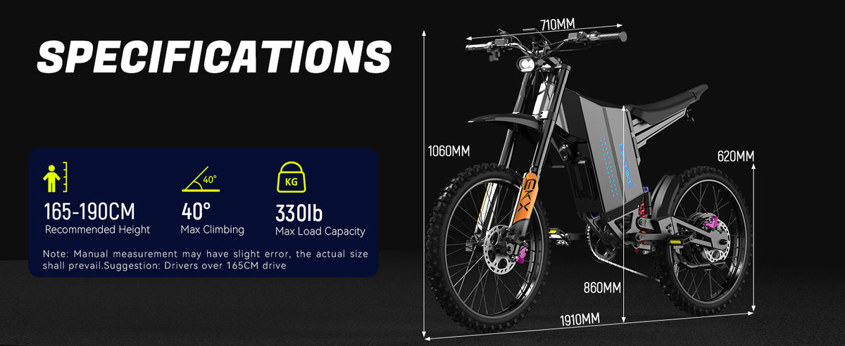 EKX GTS X22 Electric Dirt Bike